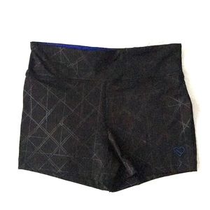 Live Love Dream Black tight shorts Size Medium